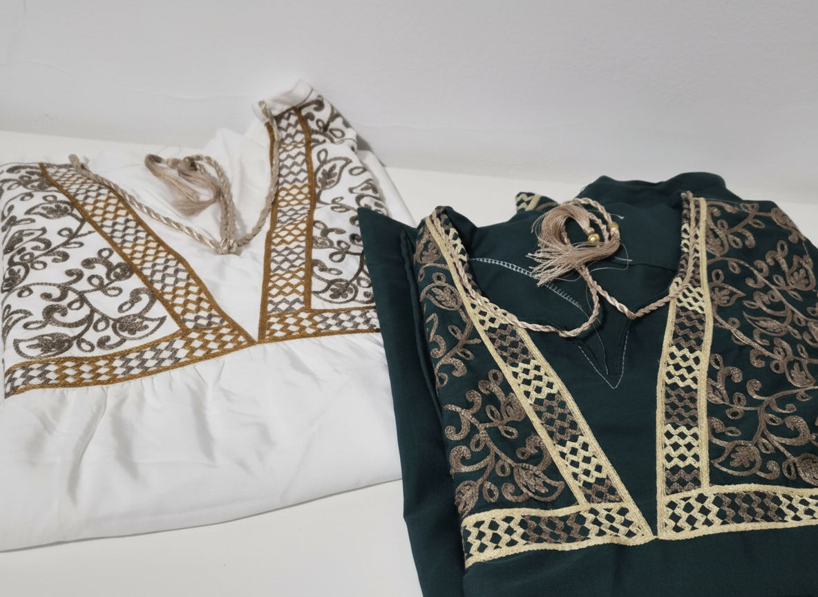 Long sleeve Egyptian traditional dress