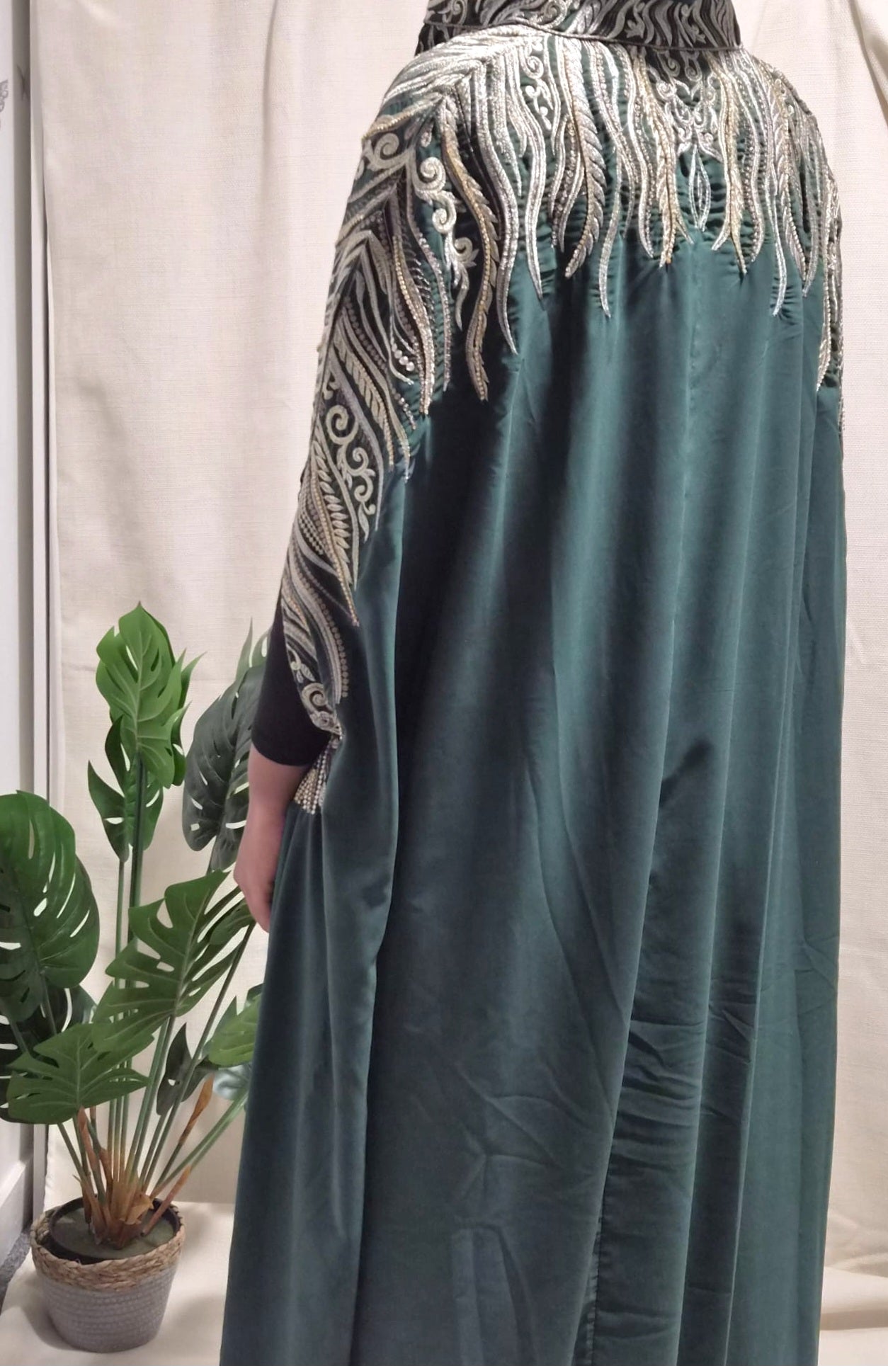 Two in one dress with shawl
